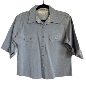 Tommy Hilfiger Women’s Blue Button-Up Shirt